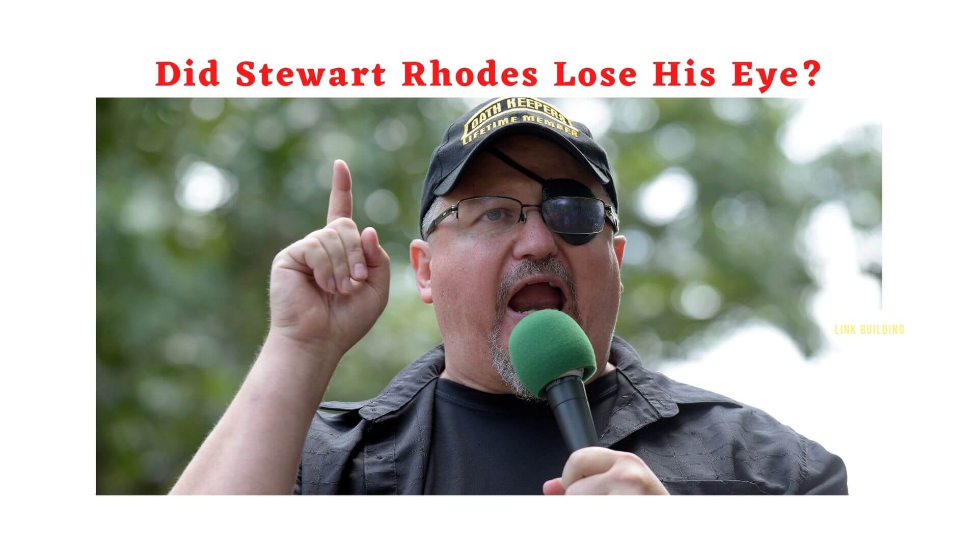 Did Stewart Rhodes Lose His Eye