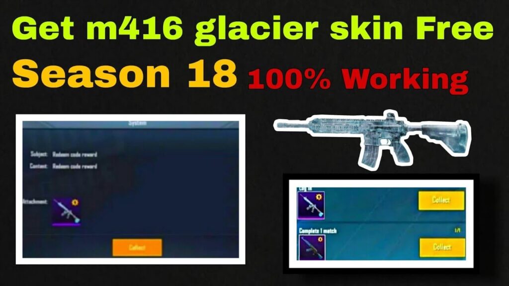 M821 gum skin with Glaciar skin
