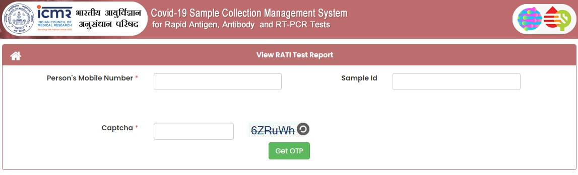 RT PCR Report Download Online