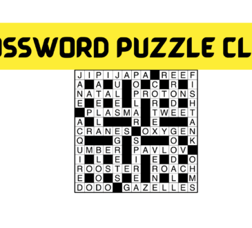 Crossword Puzzle Clues