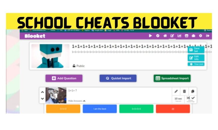 School Cheats Blooket