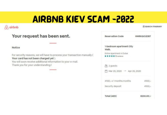 Airbnb Kiev Scam 2022
