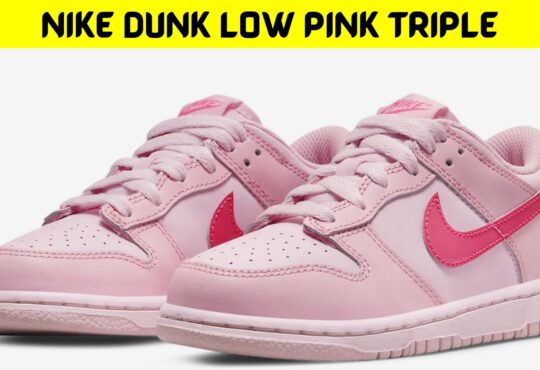 Nike Dunk Low Pink Triple