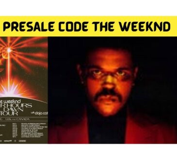 Presale Code the Weeknd