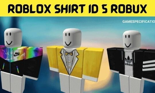 Roblox Shirt ID 5 Robux