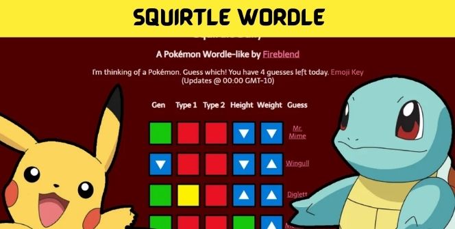 SQUIRTLE WORDLE