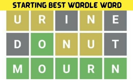 Starting Best Wordle Word