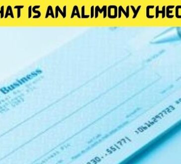 What Is an Alimony Check