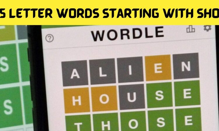 5 Letter Words Starting With Sho