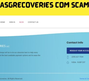 Asgrecoveries com Scam