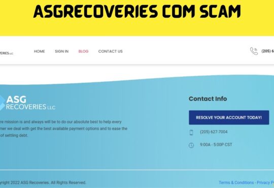 Asgrecoveries com Scam