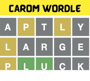 Carom Wordle