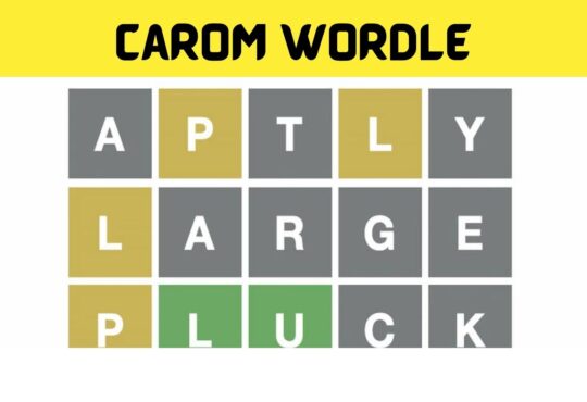 Carom Wordle