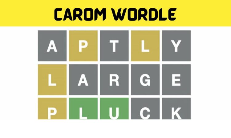 Carom Wordle