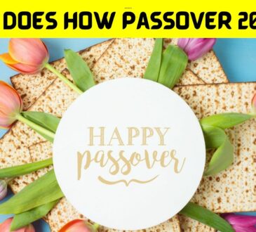 Does How Passover 2022