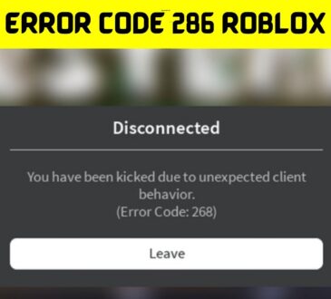 Error Code 286 Roblox