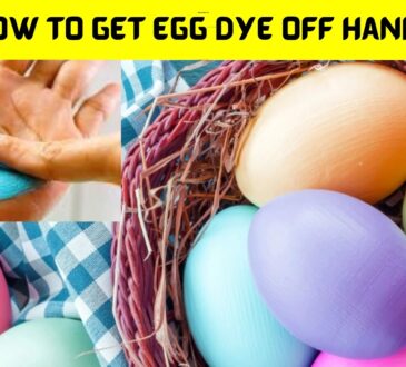 How to Get Egg Dye off Hands