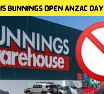 Is Bunnings Open Anzac Day