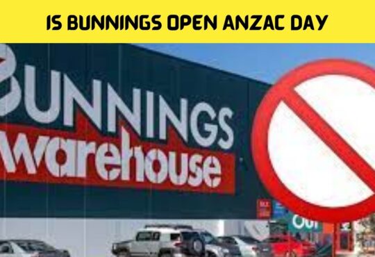 Is Bunnings Open Anzac Day