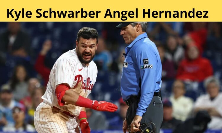 Kyle Schwarber Angel Hernandez