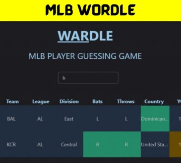 MLB Wordle