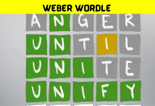 Weber Wordle