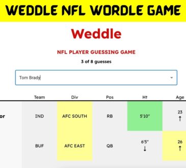 Weddle Nfl Wordle Game