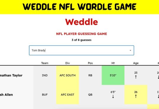 Weddle Nfl Wordle Game