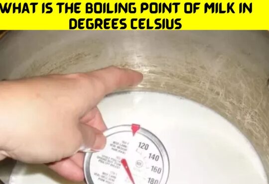 What Is The Boiling Point Of Milk In Degrees Celsius