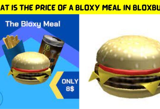 What Is the Price of a Bloxy Meal in Bloxburg