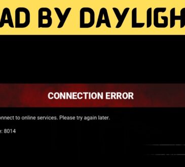 Dead by Daylight Error Code 8012