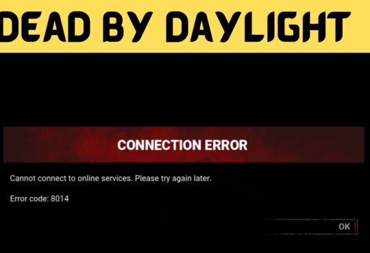 Dead by Daylight Error Code 8012