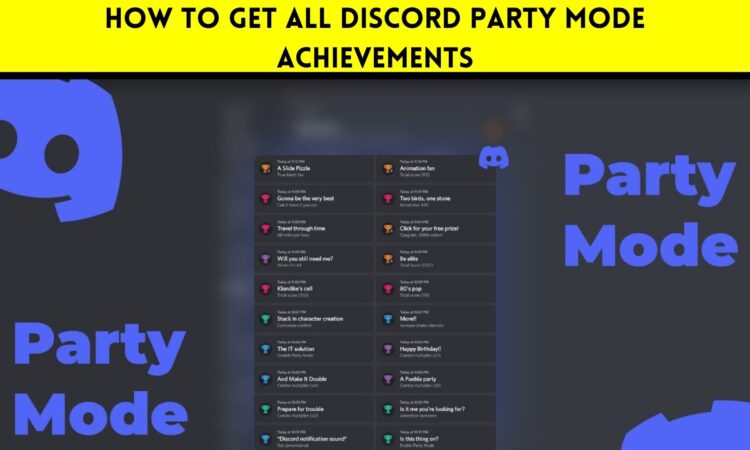 How To Get All Discord Party Mode Achievements