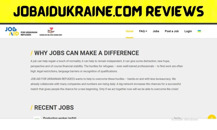 Jobaidukraine.com Reviews