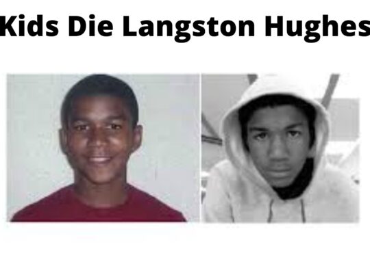 Kids Die Langston Hughes