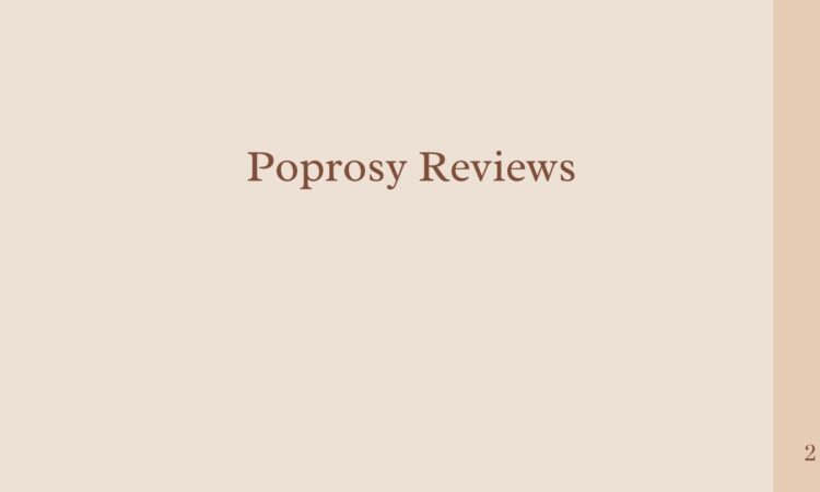 Poprosy Reviews