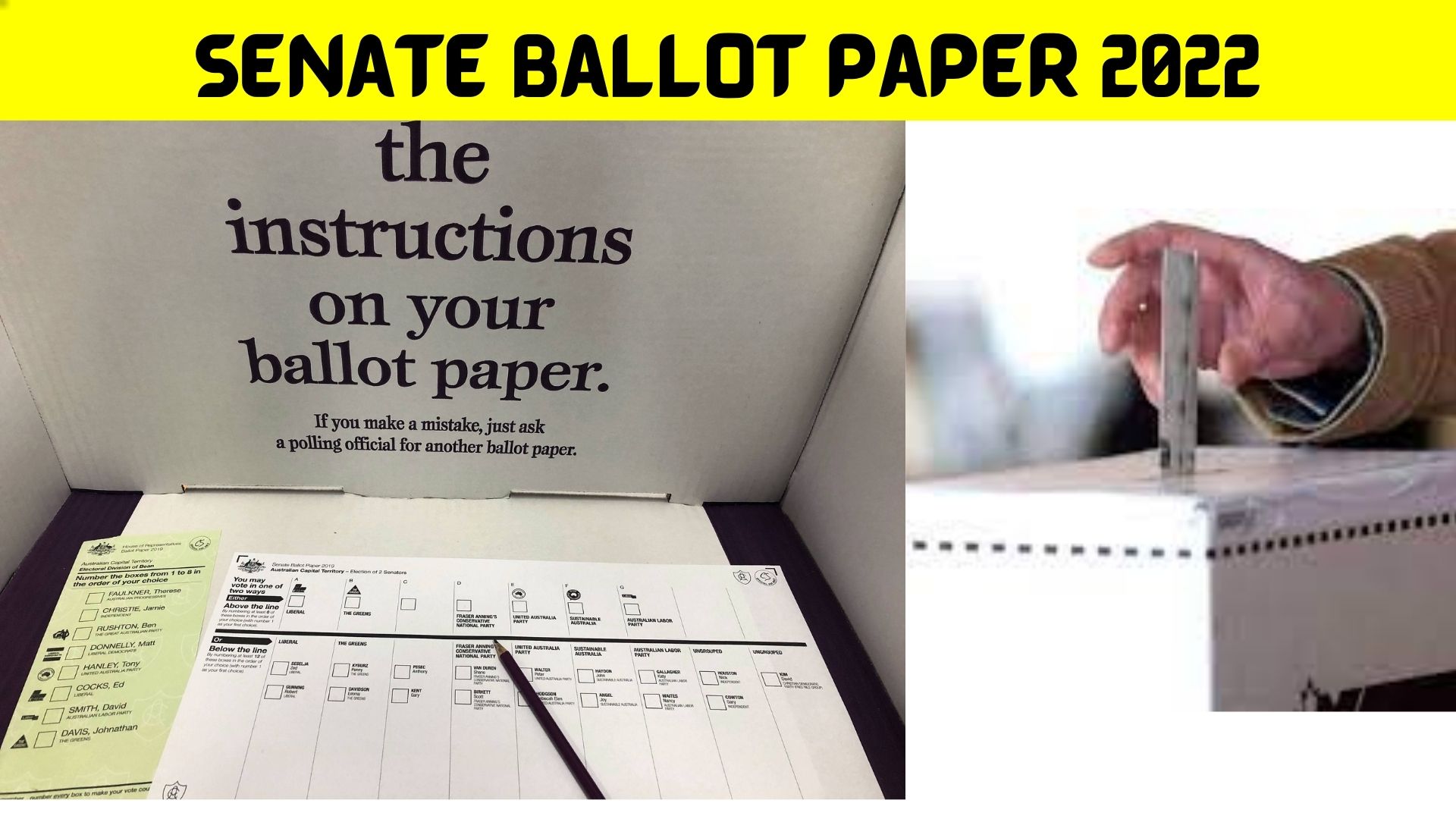 Senate Ballot Paper 2022 Know Here Updated Info How To Vote Now?