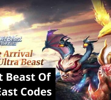 Spirit Beast Of The East Codes