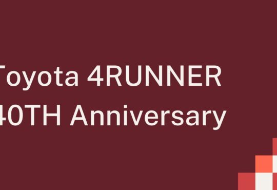 Toyota 4RUNNER 40TH Anniversary