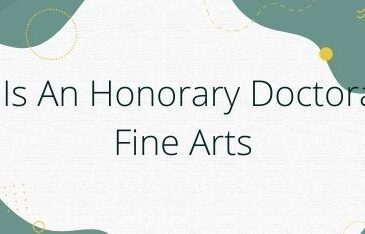 What Is An Honorary Doctorate Of Fine Arts