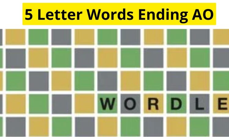 5 Letter Words Ending AO