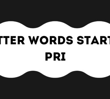 5 Letter Words Starting Pri