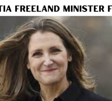 Chrystia Freeland Minister Finance