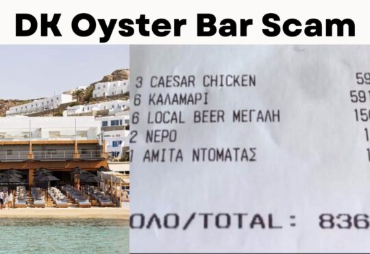 DK Oyster Bar Scam