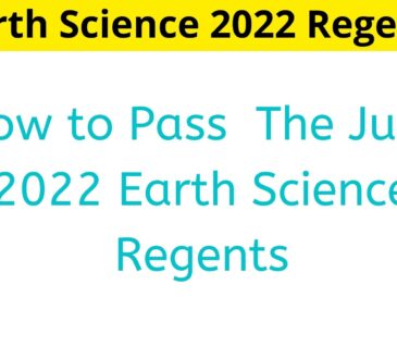 Earth Science 2022 Regents