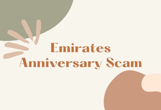 Emirates Anniversary Scam