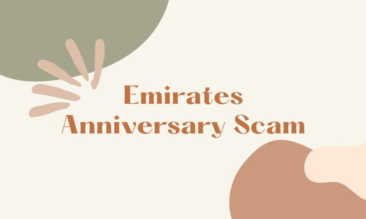 Emirates Anniversary Scam