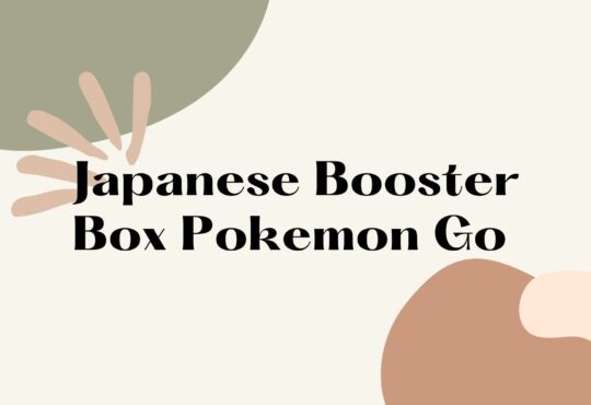 Japanese Booster Box Pokemon Go