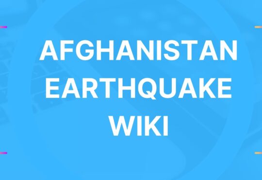 Afghanistan Earthquake Wiki