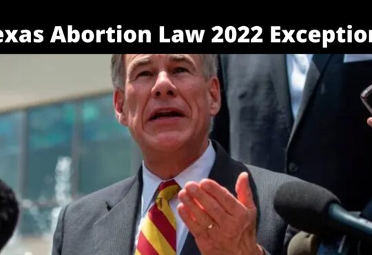 Texas Abortion Law 2022 Exceptions